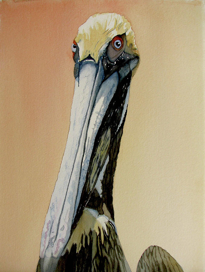 Pelican II Painting by Sharlotte Smith - Pixels