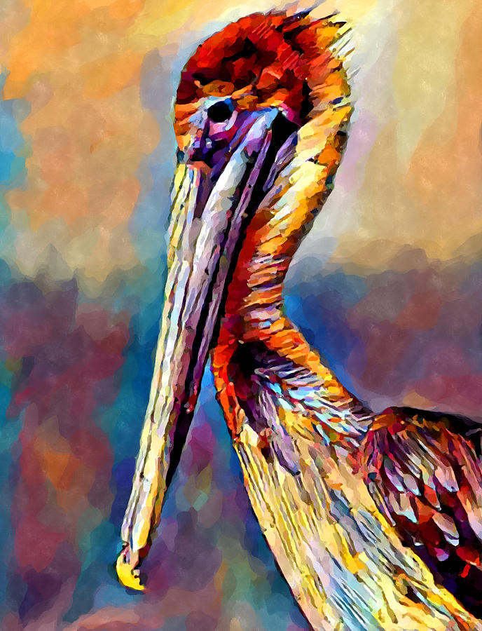 Pelican 3 Painting by Chris Butler