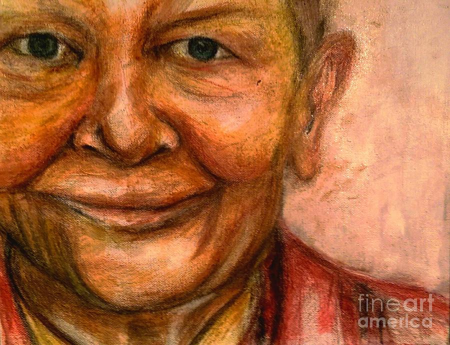 Portrait Painting - Pema- Delighted by Eric Laprade