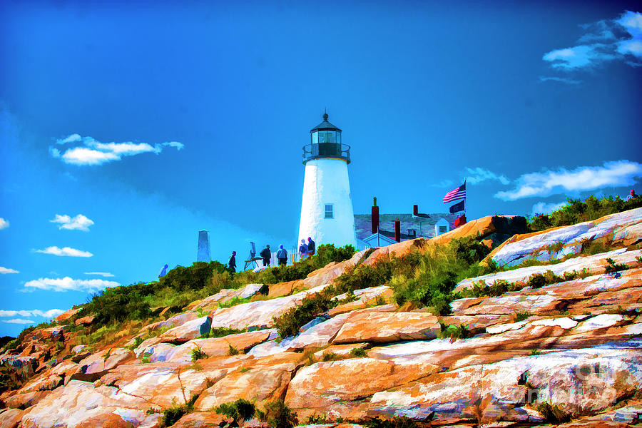 Pemaquid Lighthouse One Photograph by Rick Bragan