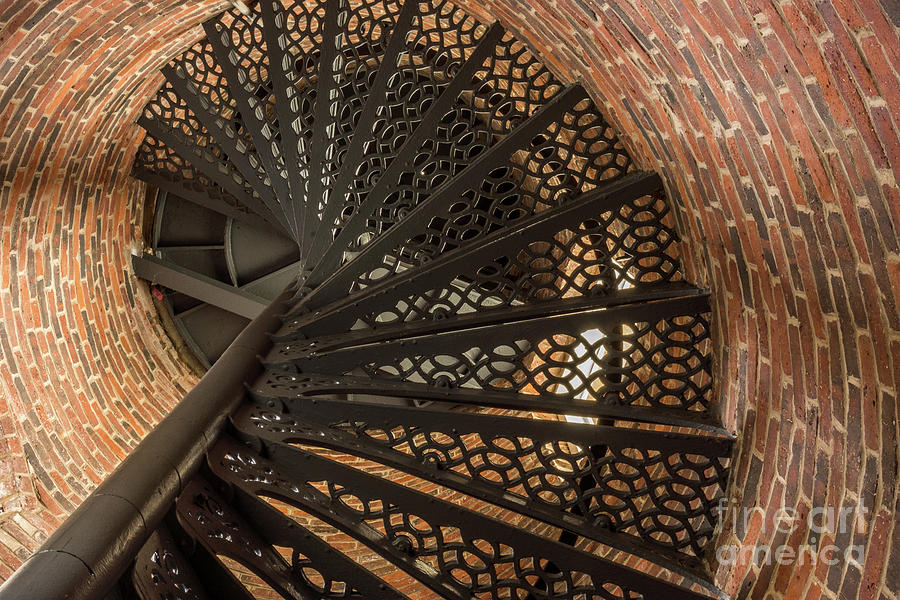 Pemaquid Lighthouse Staircase Photograph by Craig Shaknis