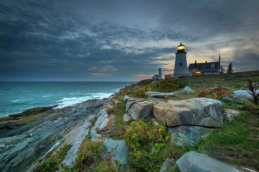 Pemaquid Point Light at Night Photograph by Joe Gliozzo - Pixels