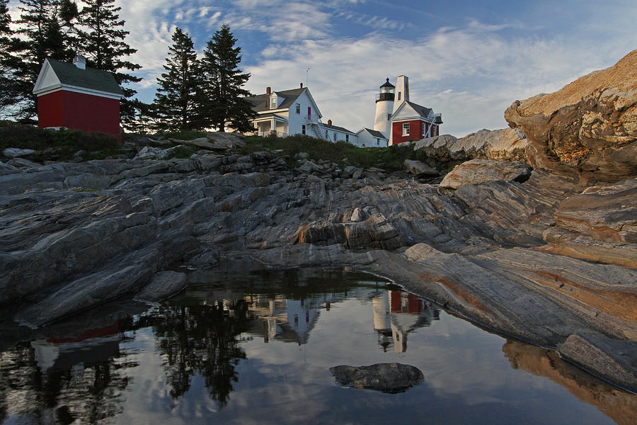 Lighthouse Photograph - Pemaquid Point Light Maine by Juergen Roth