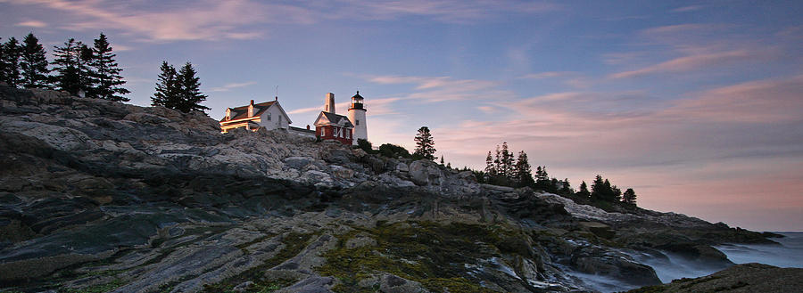 Pemaquid Point Light Panorama Photograph by Juergen Roth