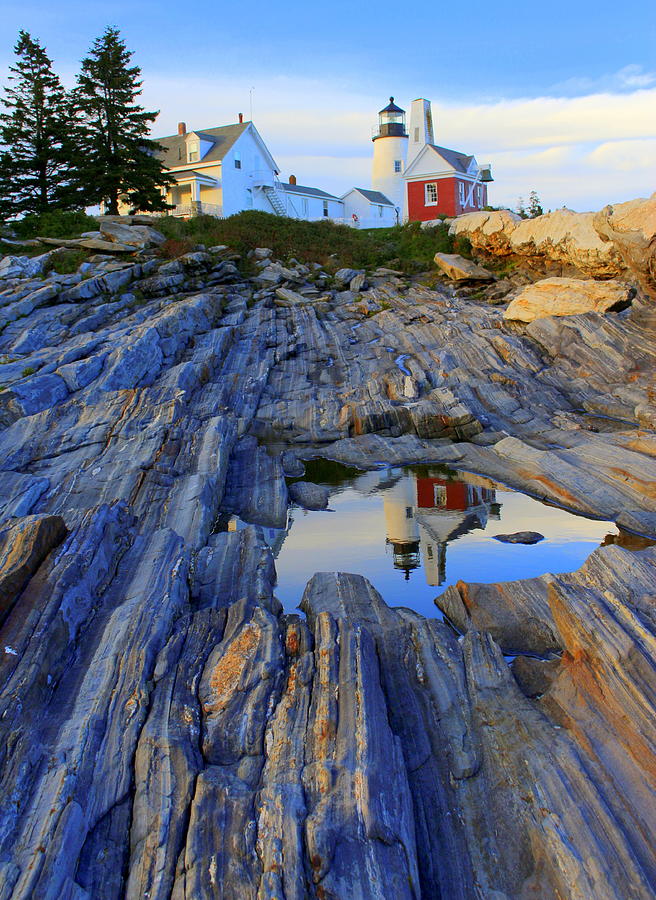 Pemaquid Point Light Reflections Photograph by Suzanne DeGeorge