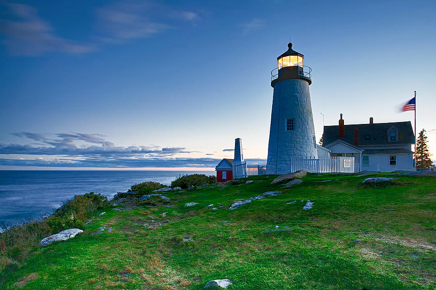Pemaquid Point Lighthouse Photograph by Don Seymour