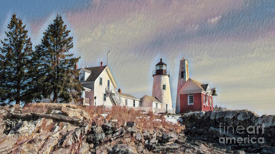 Pemaquid Point Lighthouse Digital Art