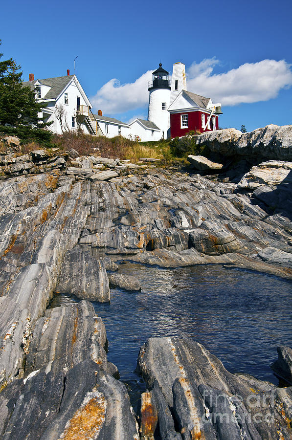 Pemaquid Point Lighthouse Maine 9 Photograph by Glenn Gordon