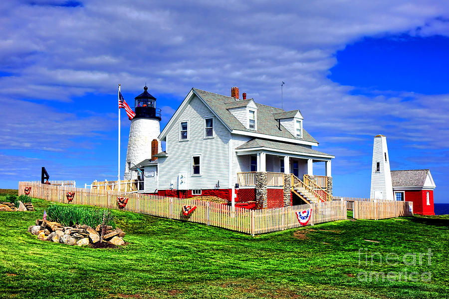 Pemaquid Point Postcard Photograph by Olivier Le Queinec