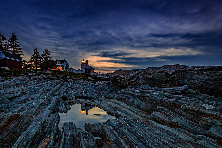 Lighthouse Photograph - Pemaquid Reflections by Rick Berk