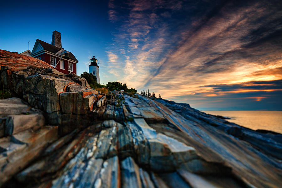 Lighthouse Photograph - Pemaquid Sunrise by Rick Berk