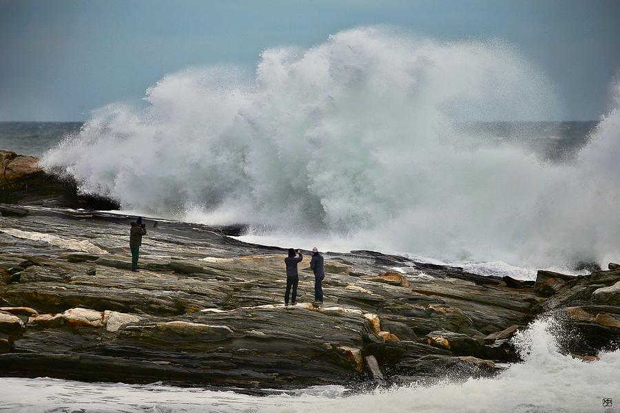 Pemaquid Surf Photograph by John Meader