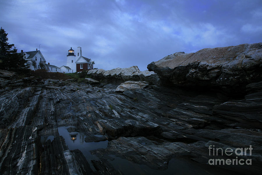 Lighthouse Photograph - Pemaquid by Timothy Johnson