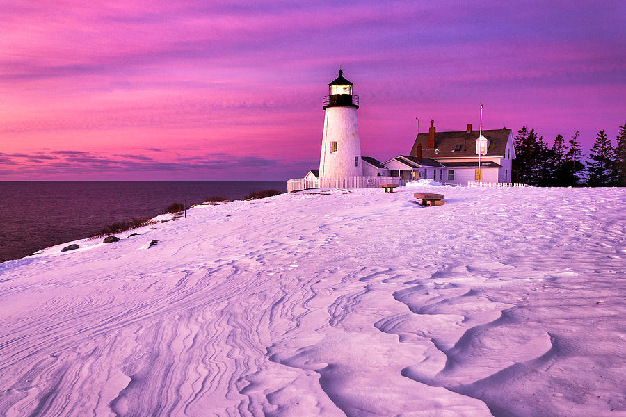 Inspirational Photograph - Pemaquid Winter Sunrise by Benjamin Williamson