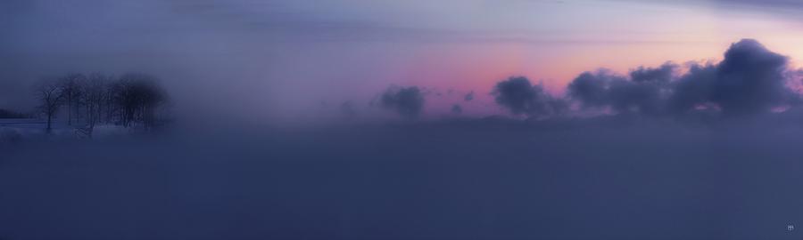 Pen Bay Sea Smoke Dawn Photograph by John Meader