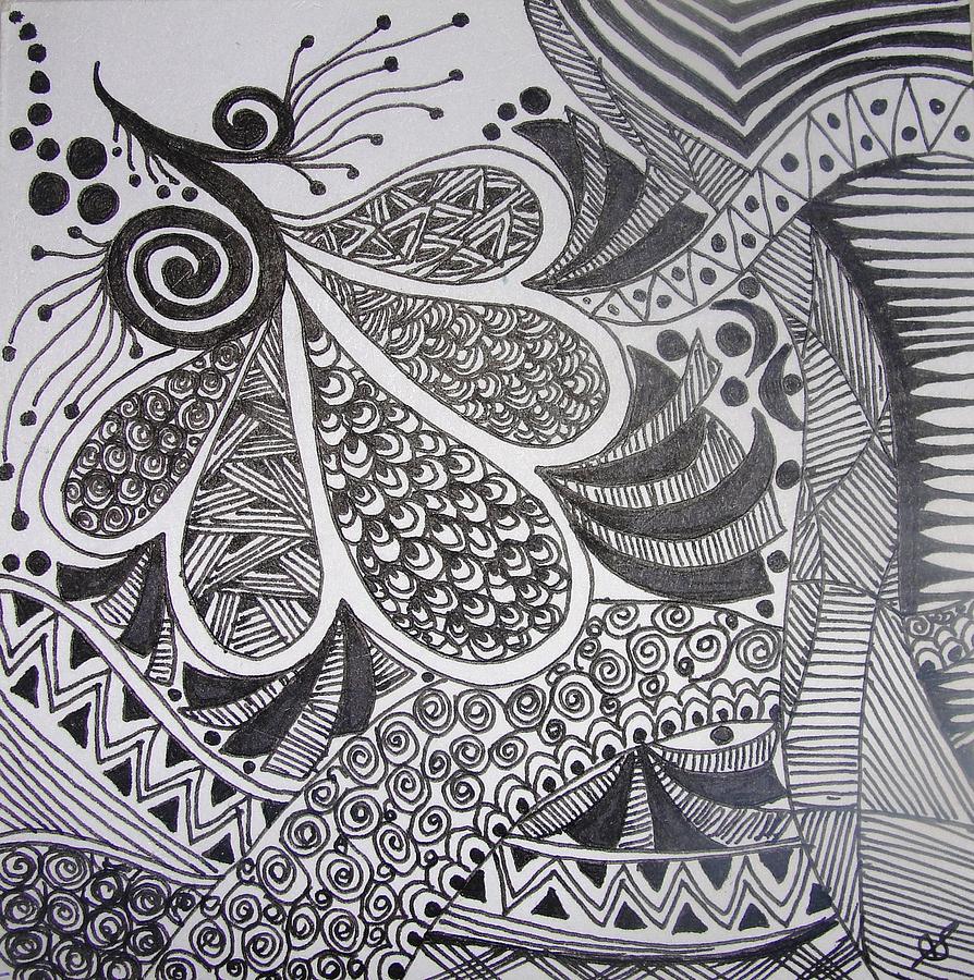 Pen Painting 6 Drawing By Shilpi Patel