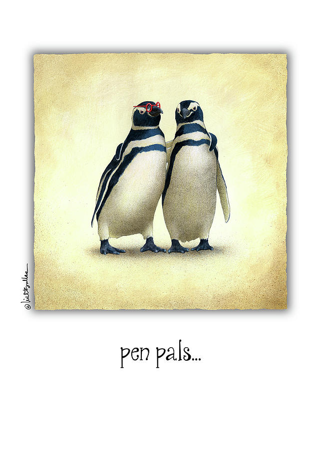 Penguin Painting - Pen Pals... by Will Bullas
