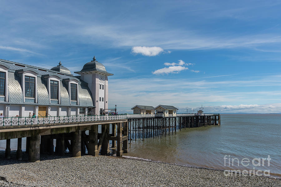 Penarth Pier Glorious Day Photograph by Steve Purnell