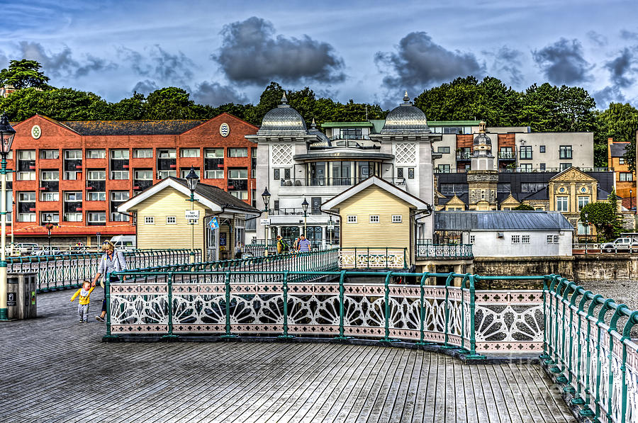Penarth Pier View Photograph by Steve Purnell