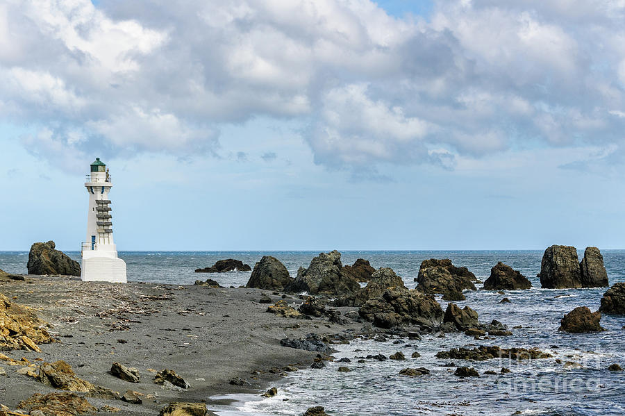 Pencarrow Head lower Lighthouse Photograph by Werner Padarin