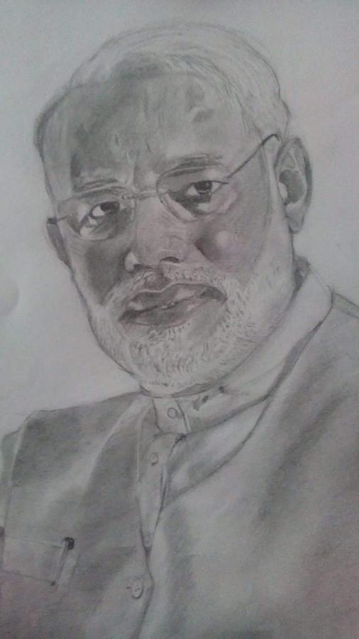 K Arts - Pencil Sketch of Shri Narendra Modi ji/Prime... | Facebook