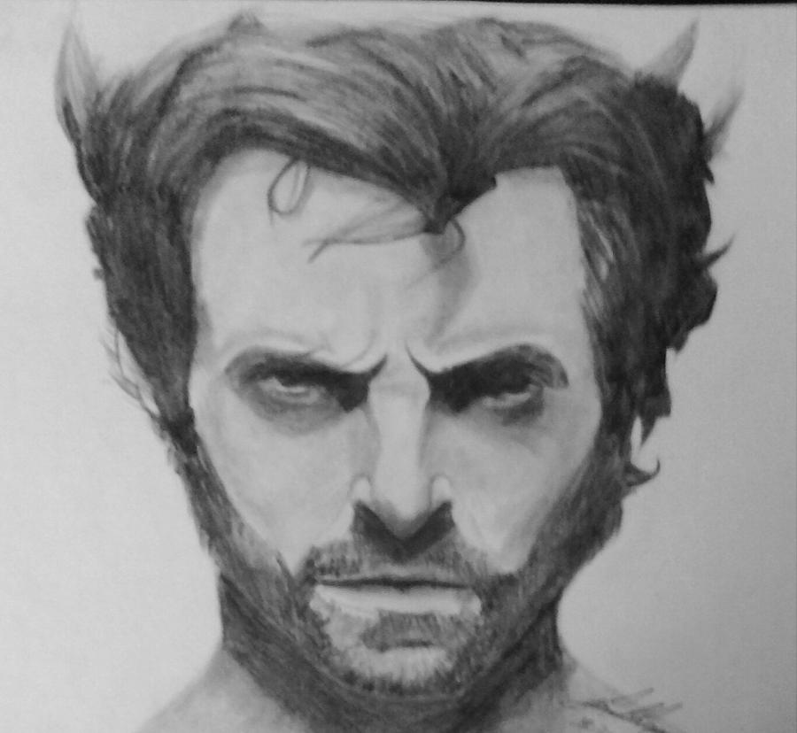 Hugh Jackman Drawing by Shubham Downey jr | Fine Art America