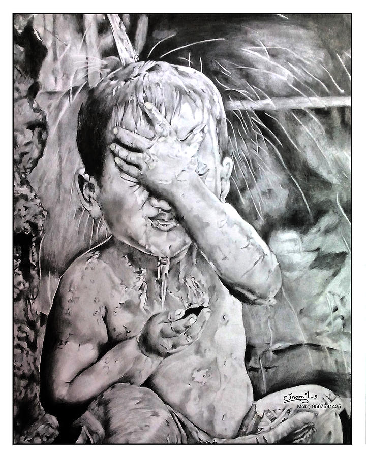 Pencil Work Drawing by Shamil Art Pixels