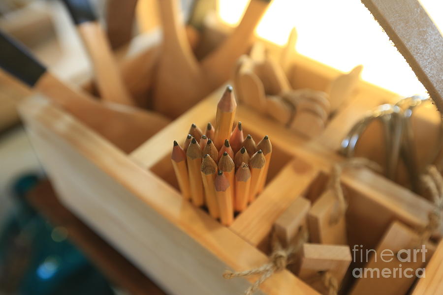 Pencils Box Photograph by Fabian Koldorff