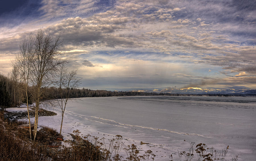 Pend dOreille Lake Panorama Photograph by Lee Santa