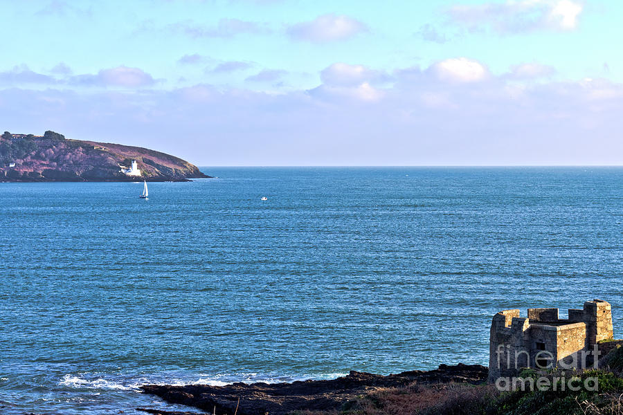Pendennis Point and St Anthonys Lighthouse Photograph by Terri Waters