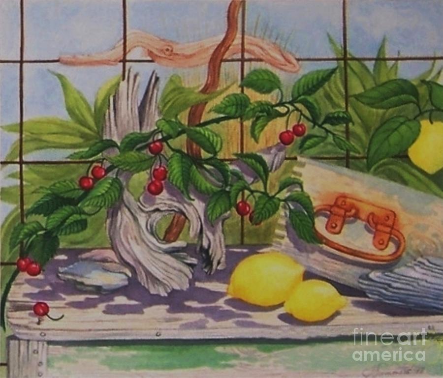 Penelope Painting by Janet Summers-Tembeli Penelope Painting by Janet Summers-Tembeli