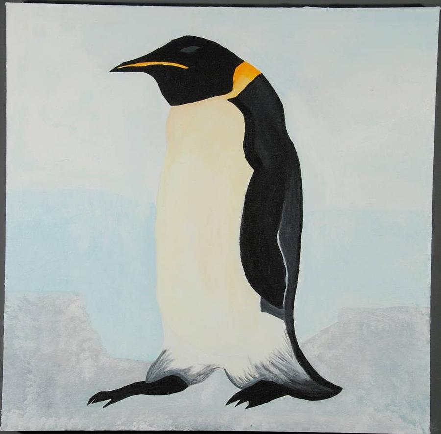 Penguin Painting - Penguin by Emory Goins