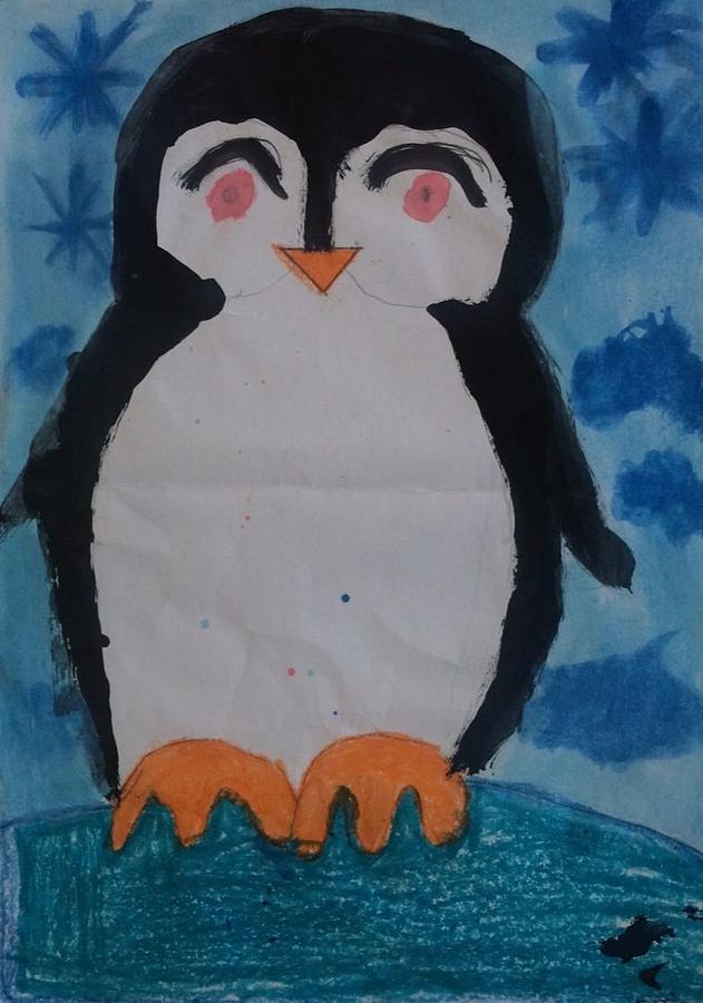 Penguin Painting by Fernanda Machuca - Fine Art America