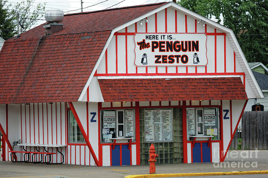 Penguin Zesto East in Winona, MN by Yearous Photograph by Kari Yearous