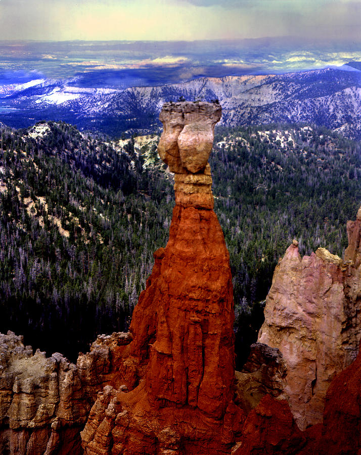 Bryce Canyon Pyrography - Penis Rock of Bryce Canyon by Joe Hoover