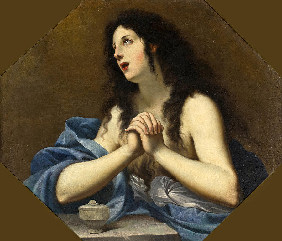 Penitent Saint Mary Magdalene Painting by Mario Balassi
