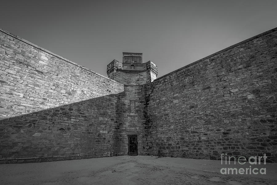 Penitentiary BW Photograph by Michael Ver Sprill