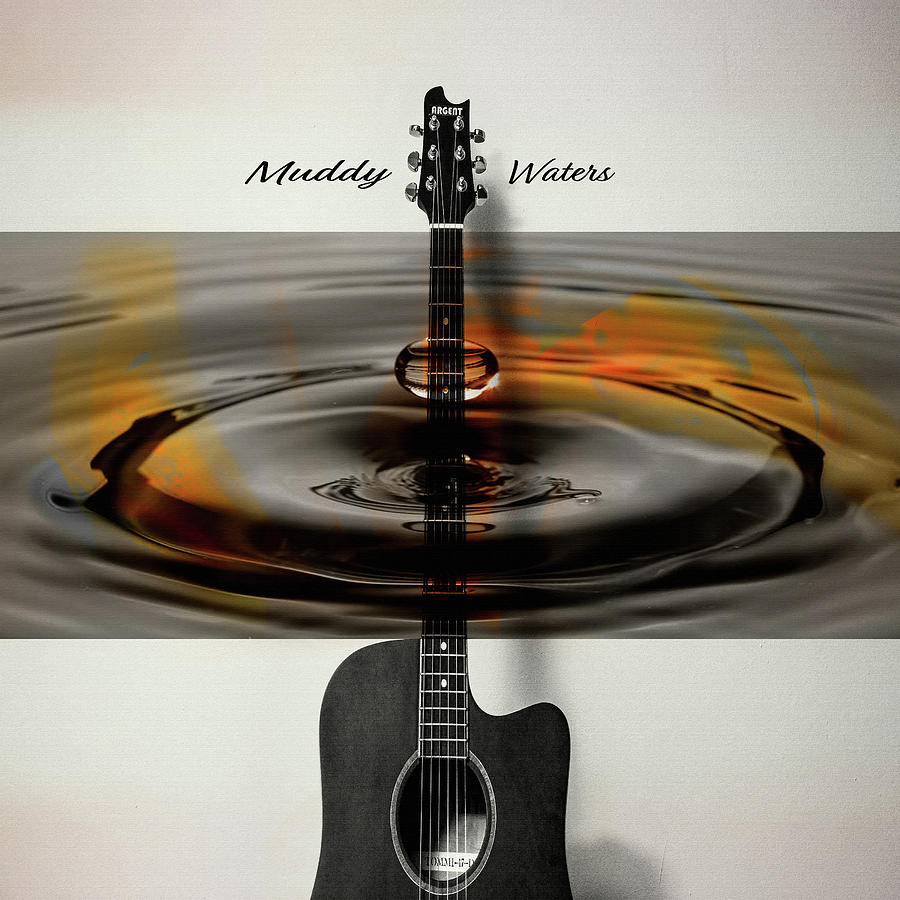 Music Digital Art - Muddy Waters by Andrew Penman