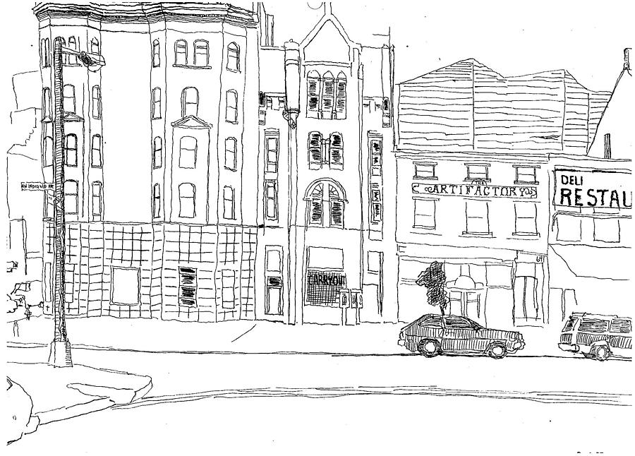Penn Ave Nw Drawing by William Tilton