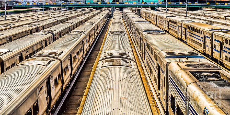 Penn Station Train Yard Photograph by Nick Zelinsky Jr