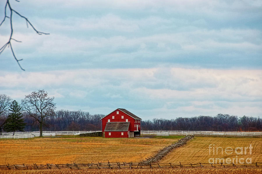 Pennsylvania Barn and Rural Landscape Photograph by David Arment