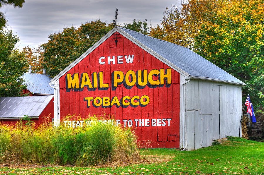 Pennsylvania Country Roads - Mail Pouch No. 1 - Brickerville, Lancaster County Photograph by Michael Mazaika