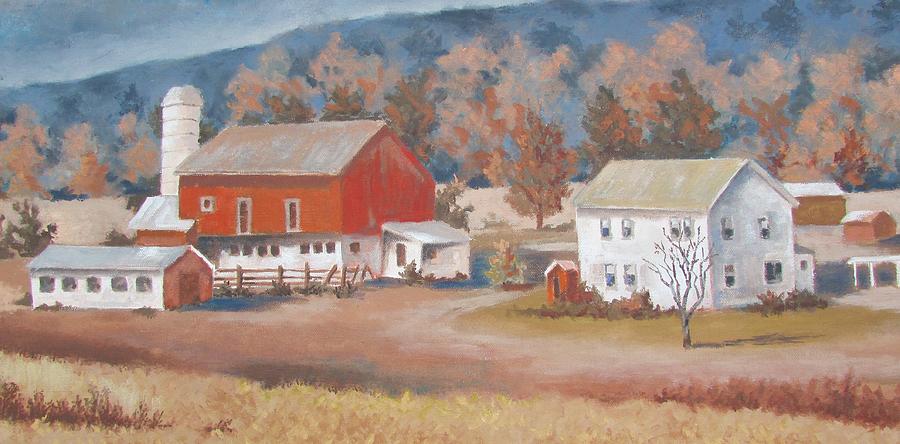 Pennsylvania Farm Painting by Tony Caviston