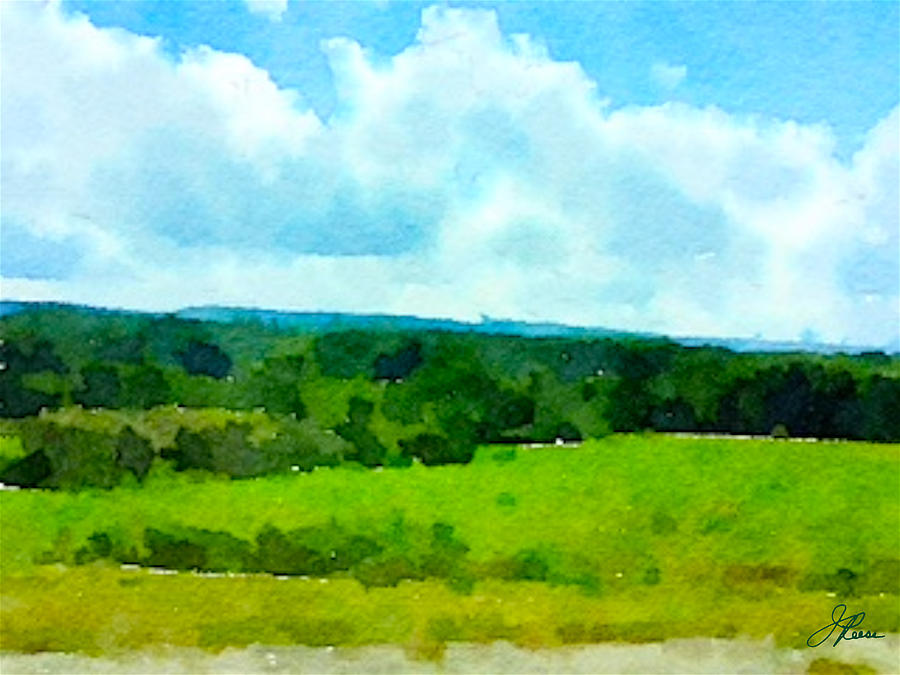 Pennsylvania Landscape Painting by Joan Reese