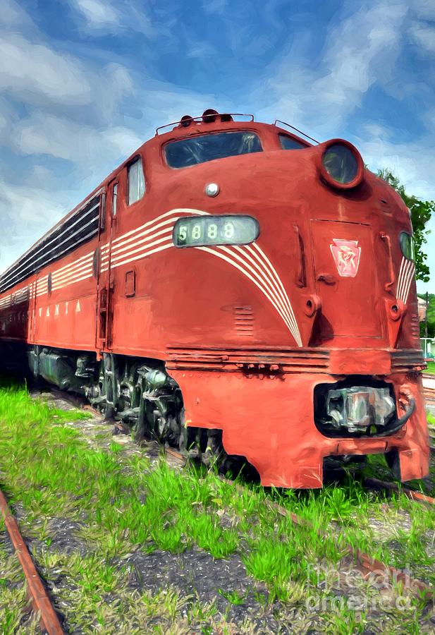 Pennsylvania Railroad Engine # 5888 Photograph by Mel Steinhauer