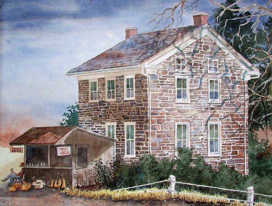Pennsylvania Dutch Market Painting by Tony Caviston