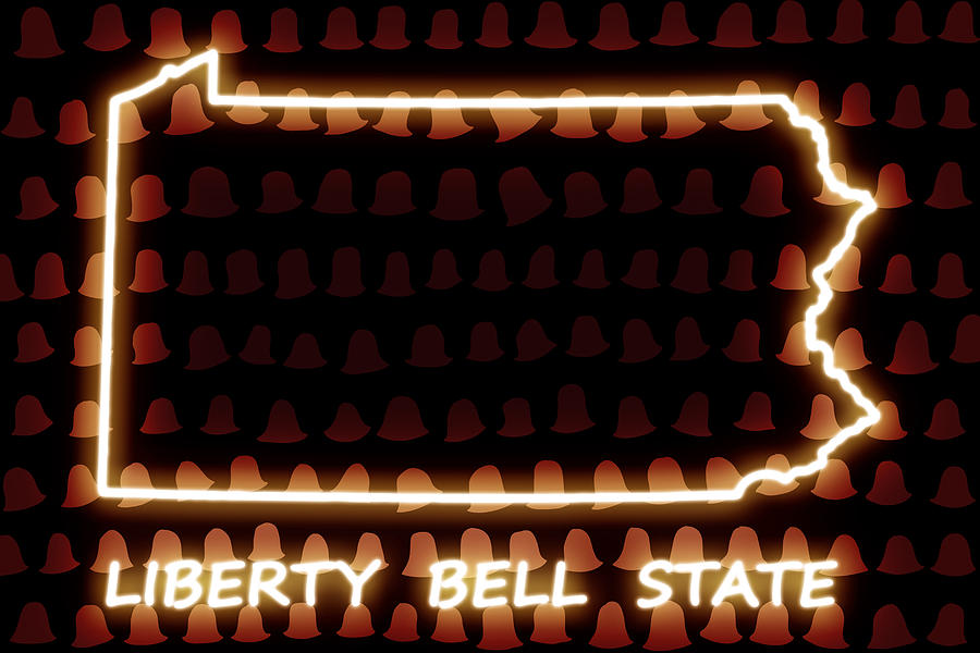 Pennsylvania - The Liberty Bell State Digital Art