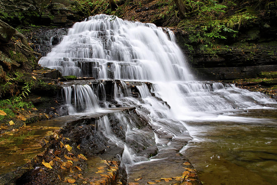 Pennsylvania Waterfall Photograph by Christina Rollo