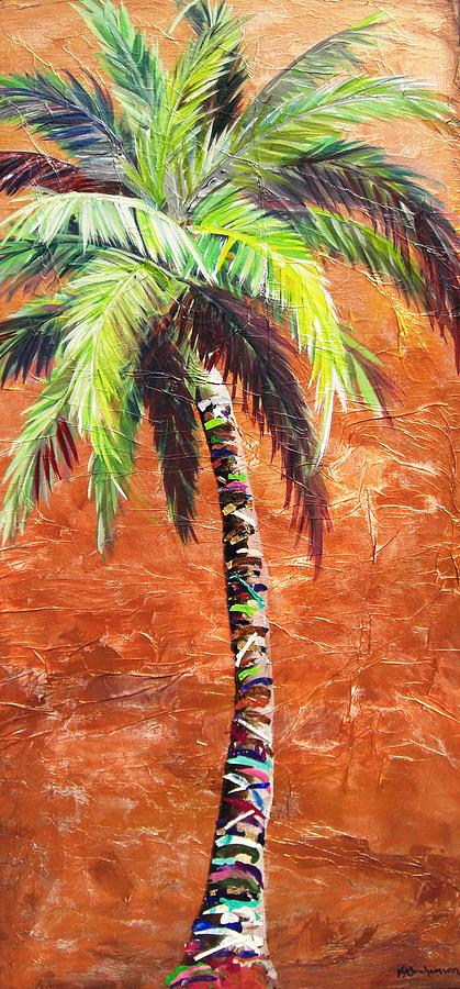 Penny Palm Painting by Kristen Abrahamson