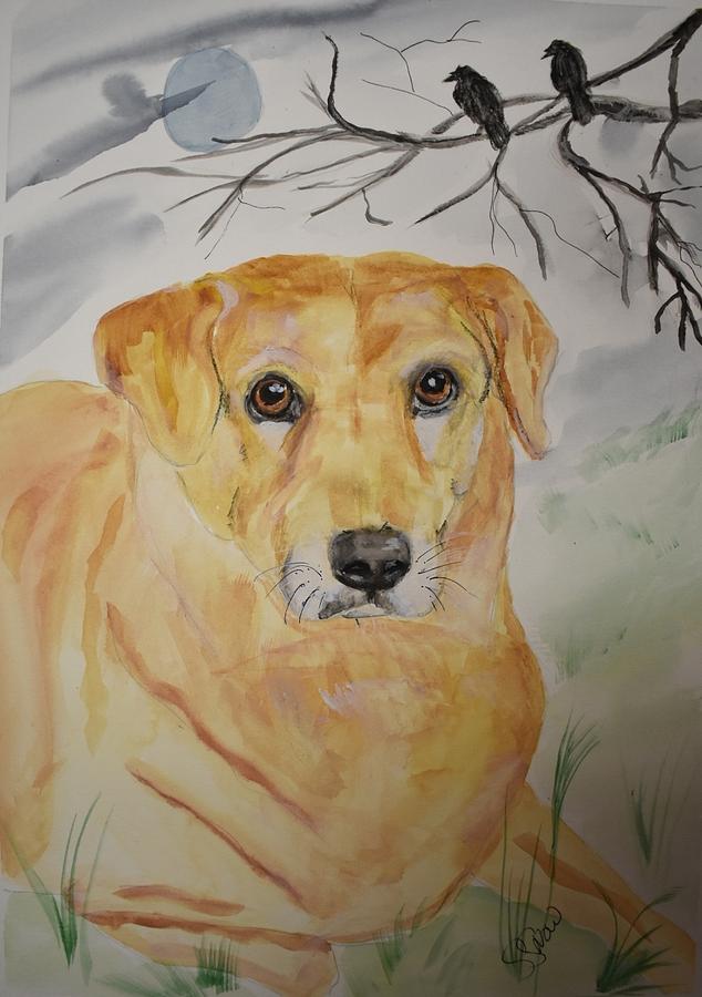 Penny  Painting by Susan Voidets